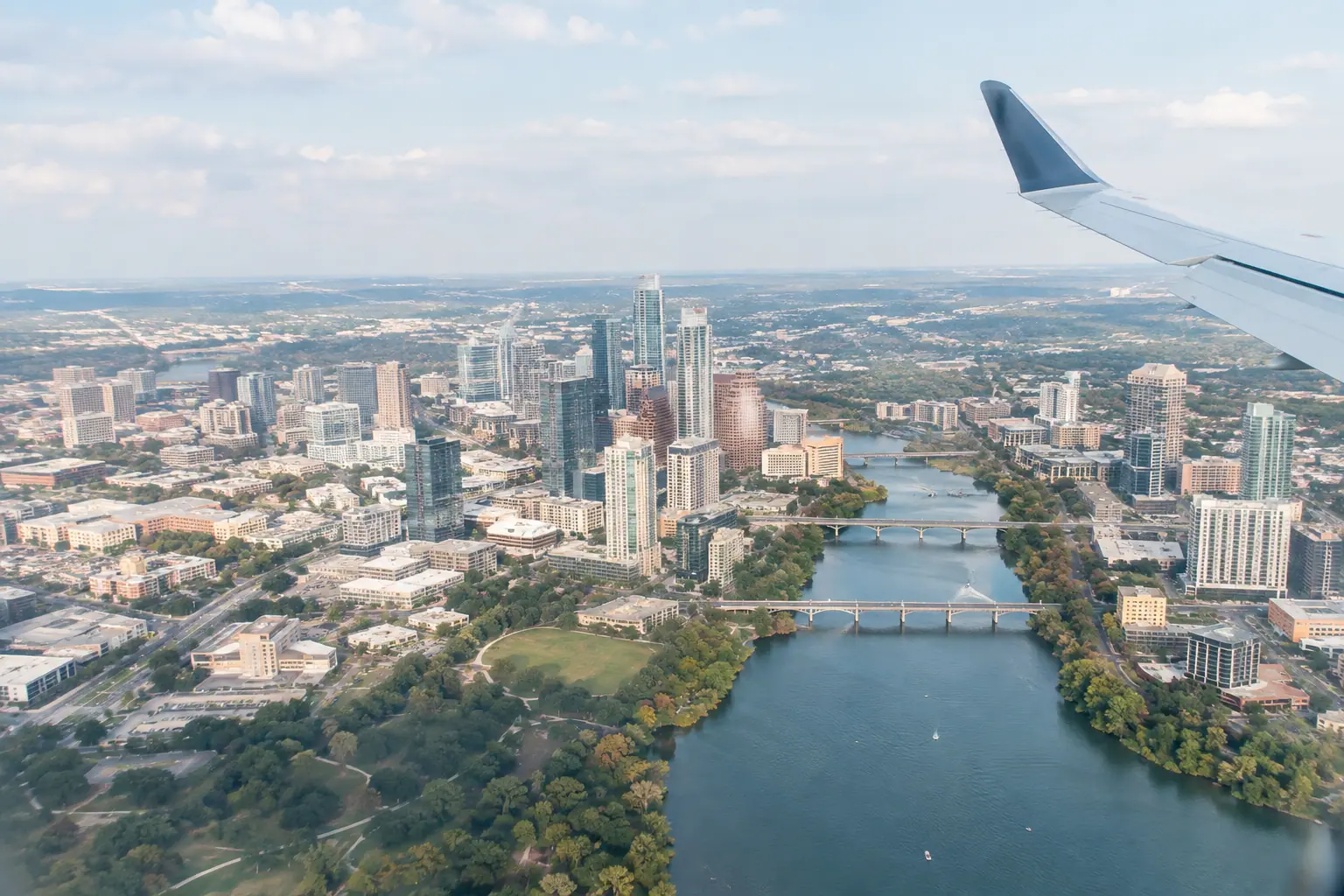 Austin from the air