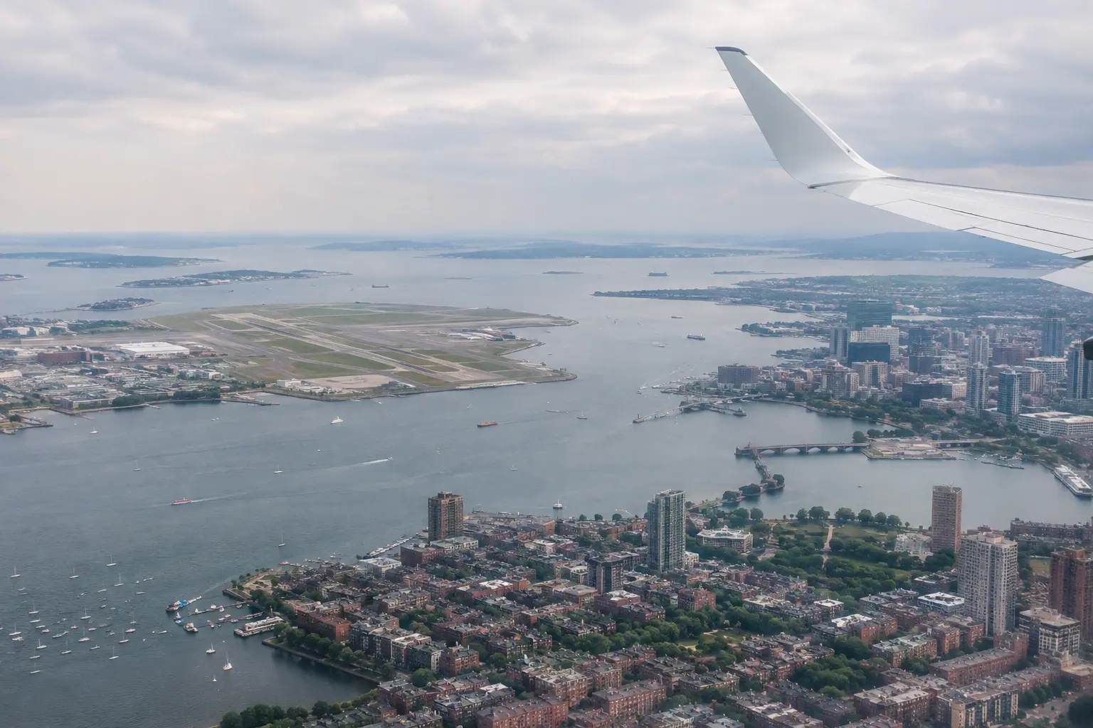 Boston from the air
